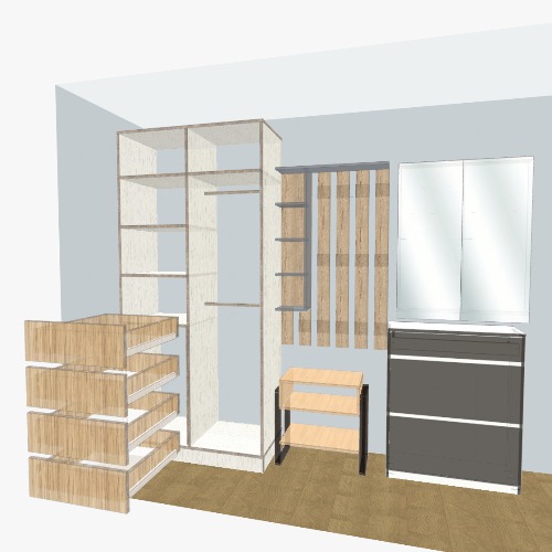 прихожая1 Free 3D furniture designs and blueprints from Flatma Community