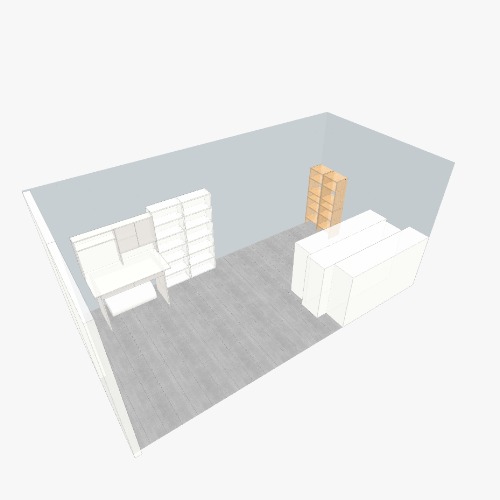 Проект Гараж 1 Бесплатные 3D-проекты мебели и чертежи от сообщества Flatma