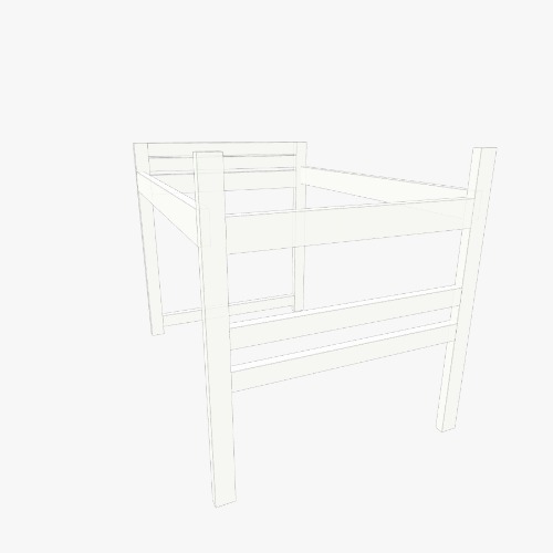 Queen Loft Bed Free 3D furniture designs and blueprints from Flatma Community
