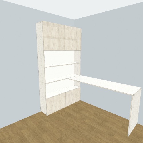 рабочий угол Free 3D furniture designs and blueprints from Flatma Community