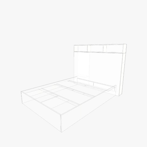 Respaldo cama Free 3D furniture designs and blueprints from Flatma Community