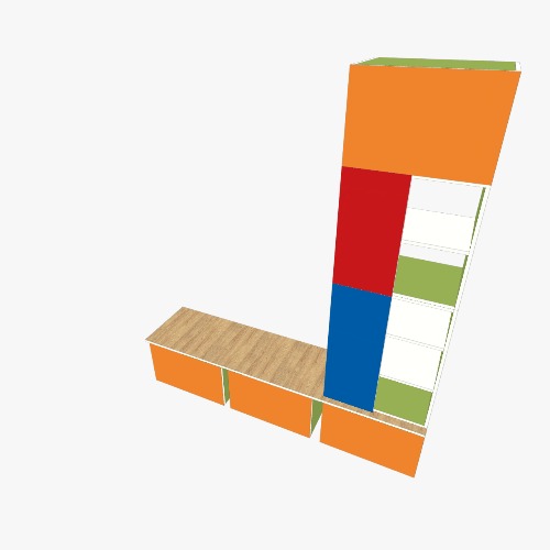 Sittbänk och Skafferi Free 3D furniture designs and blueprints from Flatma Community