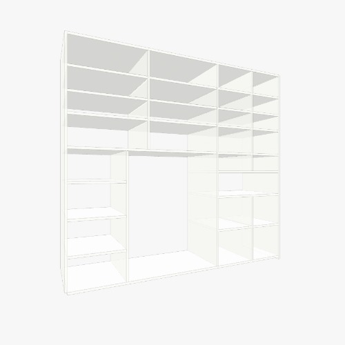 шкаф Бесплатные 3D-проекты мебели и чертежи от сообщества Flatma