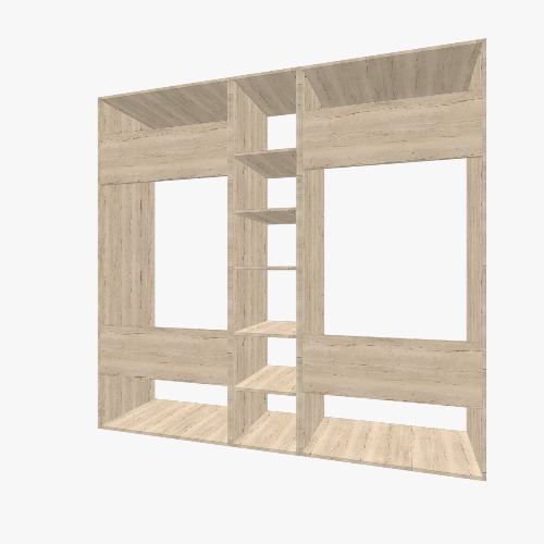 Шкаф 207х220х60 Free 3D furniture designs and blueprints from Flatma Community