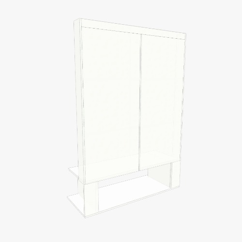 Шкаф над инсталяцией Free 3D furniture designs and blueprints from Flatma Community
