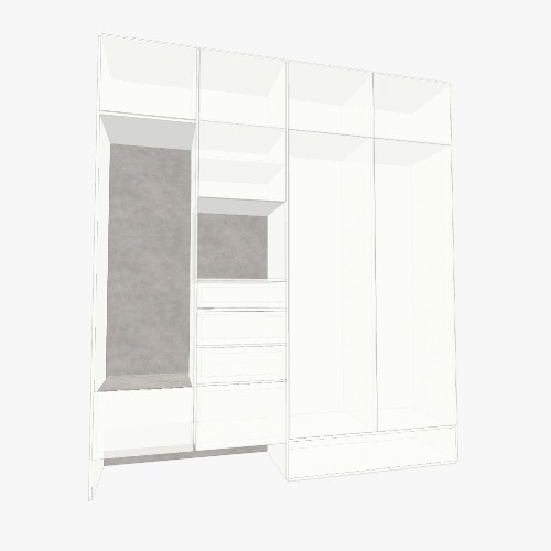Шкаф прихожая Free 3D furniture designs and blueprints from Flatma Community