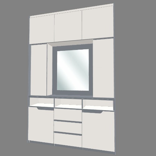 Шкаф в нишу, без присадок