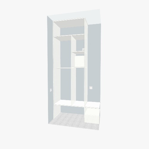 Шкаф в прихожую Free 3D furniture designs and blueprints from Flatma Community