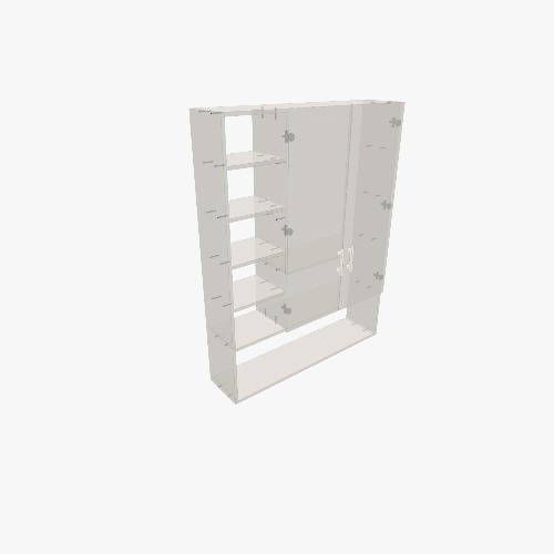 Шкаф в Санный узел Free 3D furniture designs and blueprints from Flatma Community