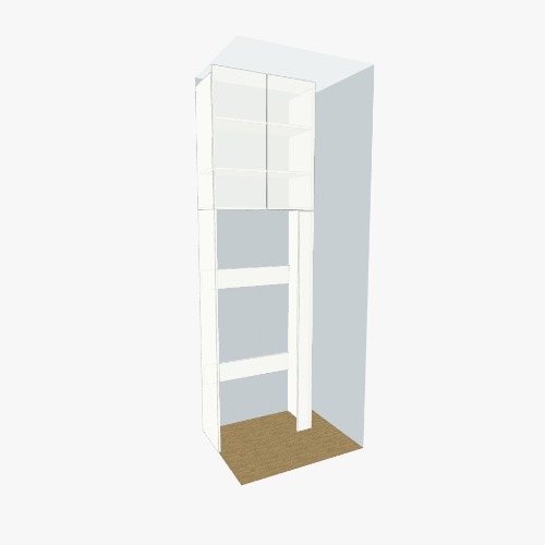 Шкаф в туалет Бесплатные 3D-проекты мебели и чертежи от сообщества Flatma