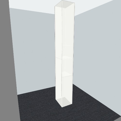 Шкаф в ванную Projetos e plantas de móveis 3D gratuitos da Comunidade Flatma