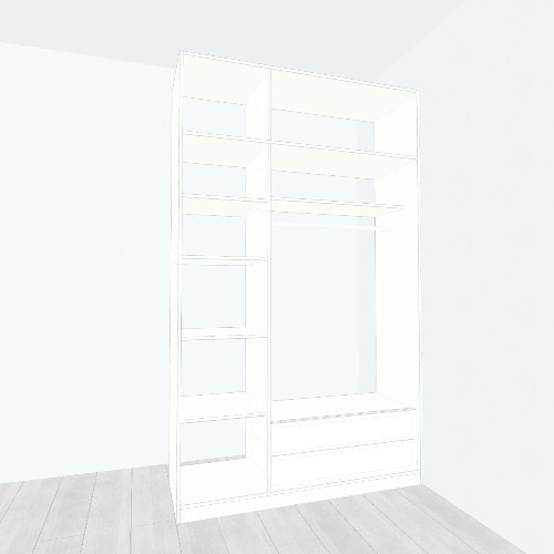Шкаф_Спальня Free 3D furniture designs and blueprints from Flatma Community