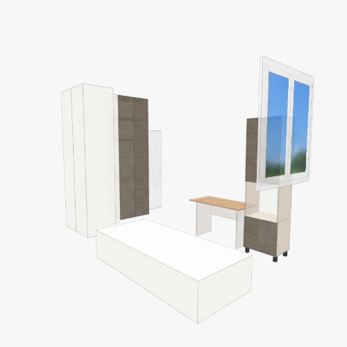 спальня 1 вариант Free 3D furniture designs and blueprints from Flatma Community