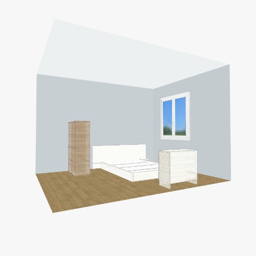 спальня Free 3D furniture designs and blueprints from Flatma Community