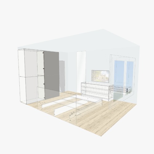Спальня Free 3D furniture designs and blueprints from Flatma Community