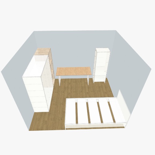 спальня Free 3D furniture designs and blueprints from Flatma Community