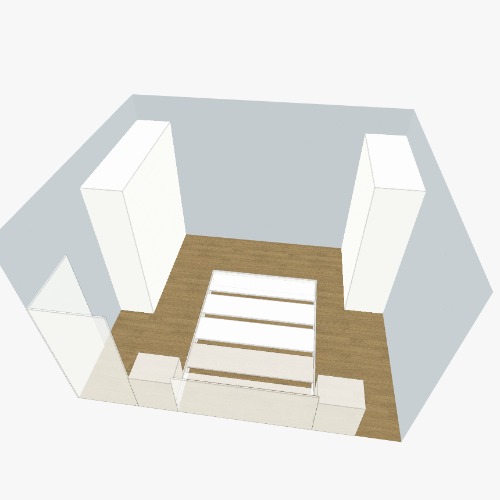 Stanza da letto TV Free 3D furniture designs and blueprints from Flatma Community