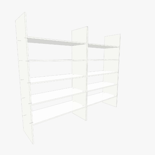 Стеллаж Бесплатные 3D-проекты мебели и чертежи от сообщества Flatma