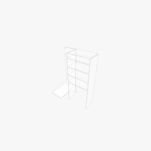 Стеллаж Free 3D furniture designs and blueprints from Flatma Community