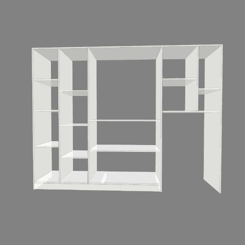 Стеллаж Free 3D furniture designs and blueprints from Flatma Community