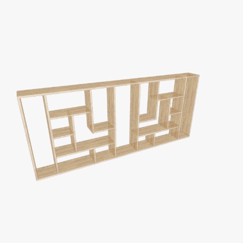 Стеллаж. Секция 1 Free 3D furniture designs and blueprints from Flatma Community