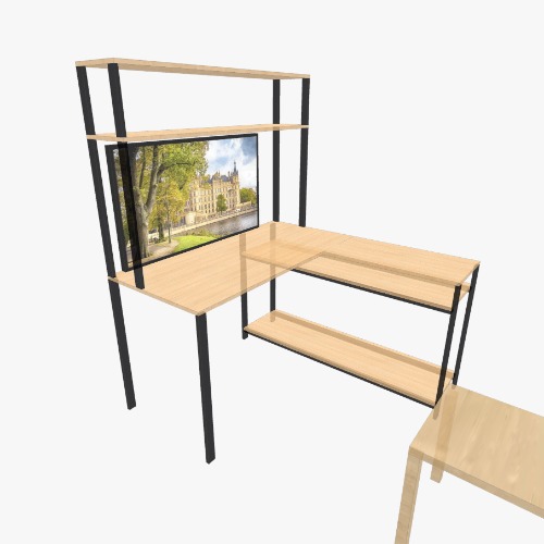 стол для компьютера Free 3D furniture designs and blueprints from Flatma Community