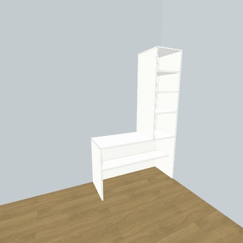 Стол с полочками Free 3D furniture designs and blueprints from Flatma Community