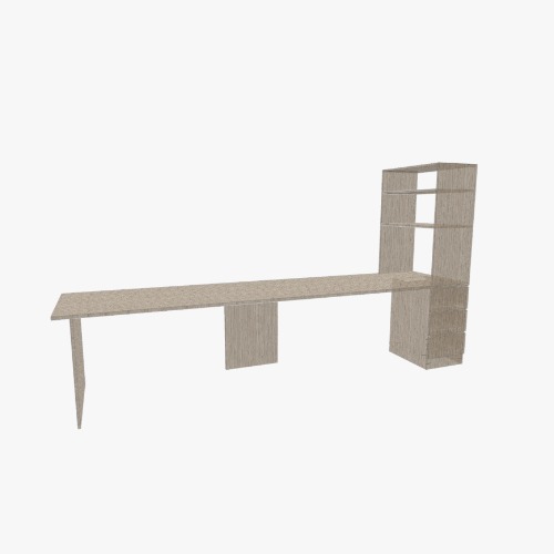 Стол с тумбочкой и полками Free 3D furniture designs and blueprints from Flatma Community