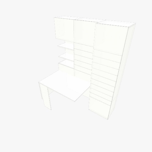 Стол-бюро Free 3D furniture designs and blueprints from Flatma Community