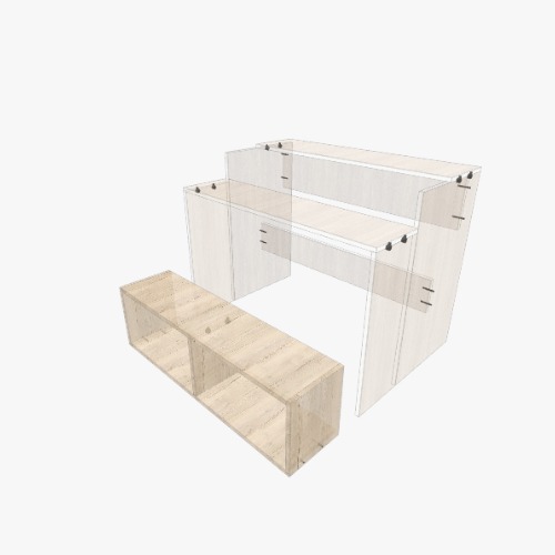 Studio Desk Rough Free 3D furniture designs and blueprints from Flatma Community