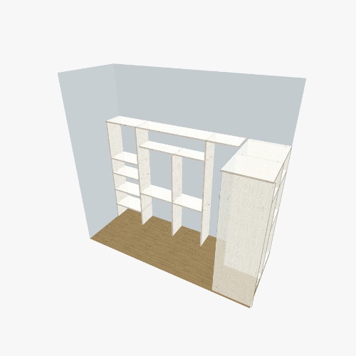 Three door wardrobe Free 3D furniture designs and blueprints from Flatma Community