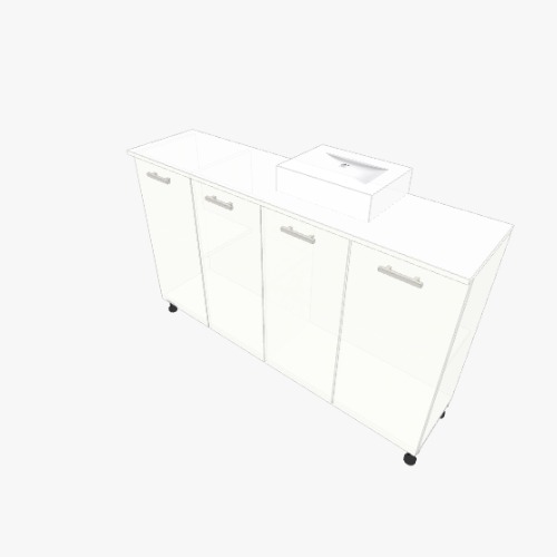 Тумба маникюр зал Бесплатные 3D-проекты мебели и чертежи от сообщества Flatma