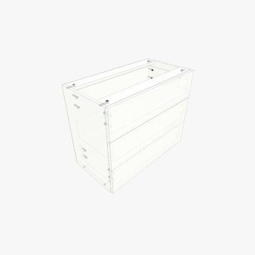 Тумба с 3 ящиками Free 3D furniture designs and blueprints from Flatma Community