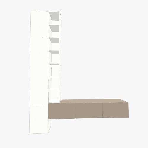TV unit Бесплатные 3D-проекты мебели и чертежи от сообщества Flatma
