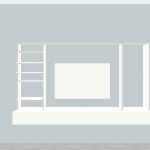 ТВ зона Free 3D furniture designs and blueprints from Flatma Community