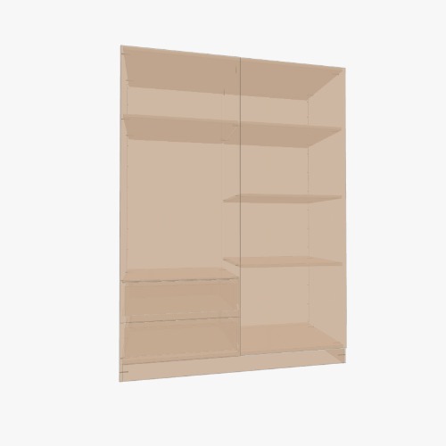 Two door wardrobe