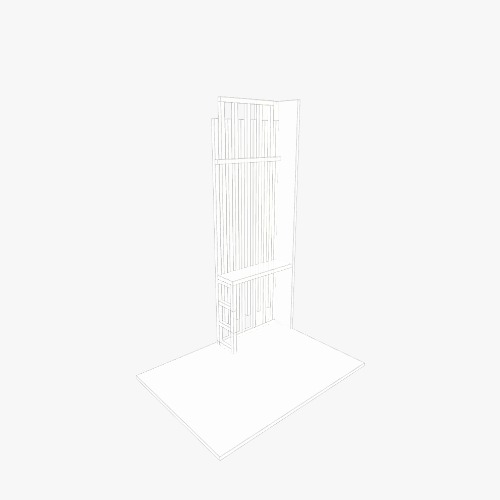 Вешалка в прихожей для одежды Free 3D furniture designs and blueprints from Flatma Community
