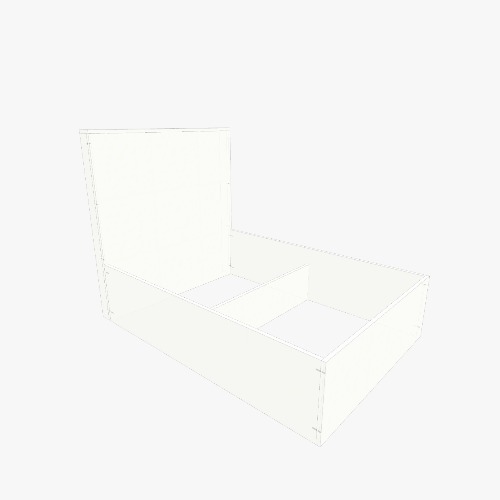 высокая кровать Free 3D furniture designs and blueprints from Flatma Community